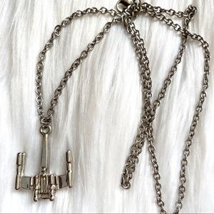 Disney Star Wars 3D X-Wing Starfighter Pendant Necklace